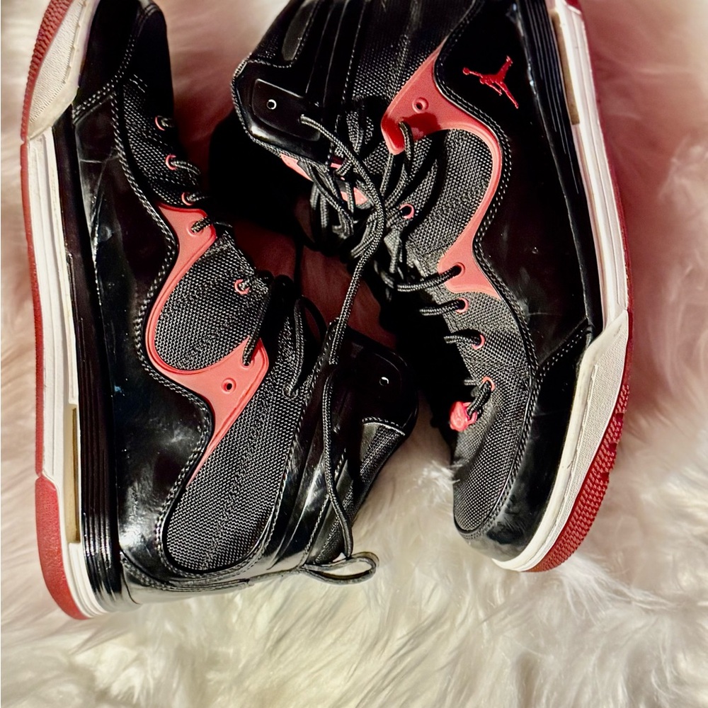 Jordan Black and Red High-Tops